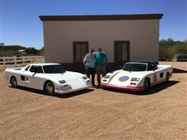 Chris and Johnny with Pearl and Barbie